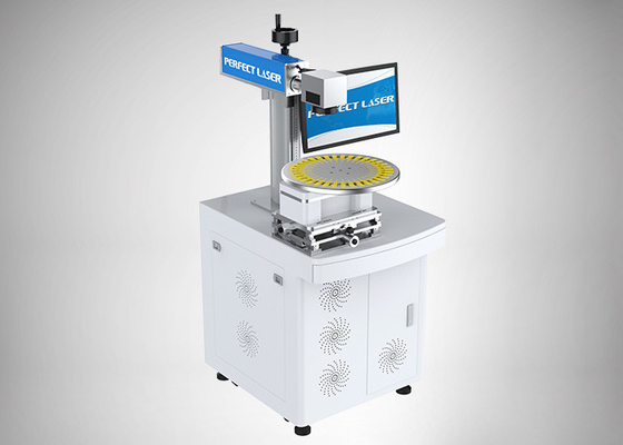 20 W 30 W 50 W 100 W automatische Metall-Kohlenstoffstahl-Laserbeschriftungsmaschine mit PC