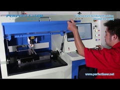 Perfekte Laserfaser Laser Schreibmaschine Arbeitsvideo PE 20W