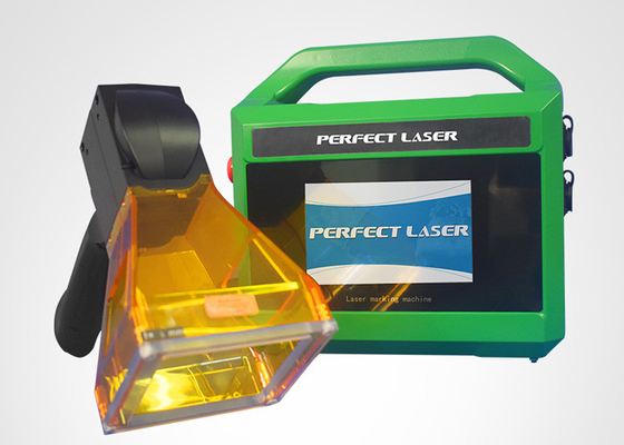 20w tragbare handgeführte Faserlasermarkierungsmaschine für Metall Edelstahl Kohlenstoffstahl Aluminium Zink Messing Luftkühlung