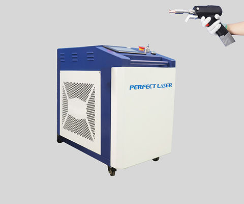 Perfekte Laserschweißmaschine Handheld Laserschweißsystem mit 4-in-1-Funktionen für die Metallschweißreinigung