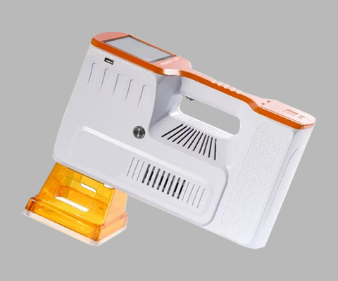 20W kleine Handheld Metall Edelstahl Namensschild Laser-Codierung Gravur Markierungsmaschine