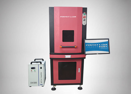 Arbeitsformat Optionale UV-Lasermarkierungsmaschine feuerfest mit geschlossenem Schrank